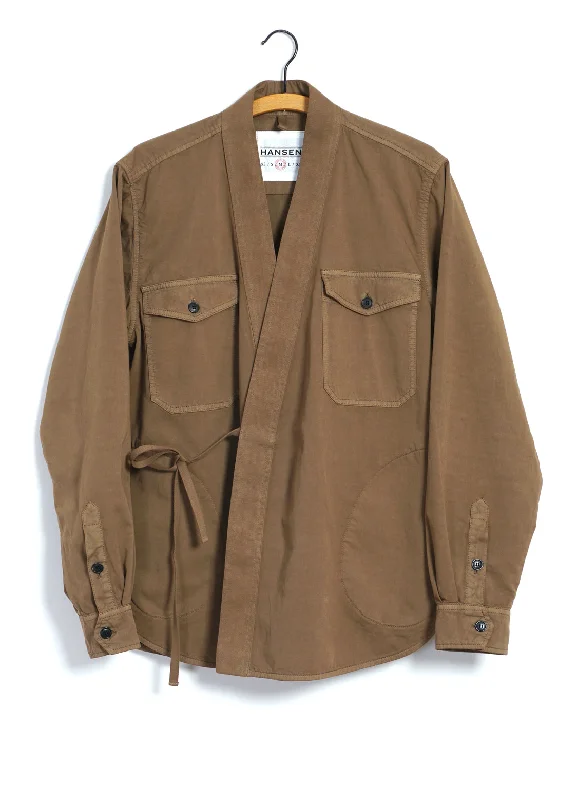 REMY | East & West Shirt Jacket | Camel Sporty Men's Tennis