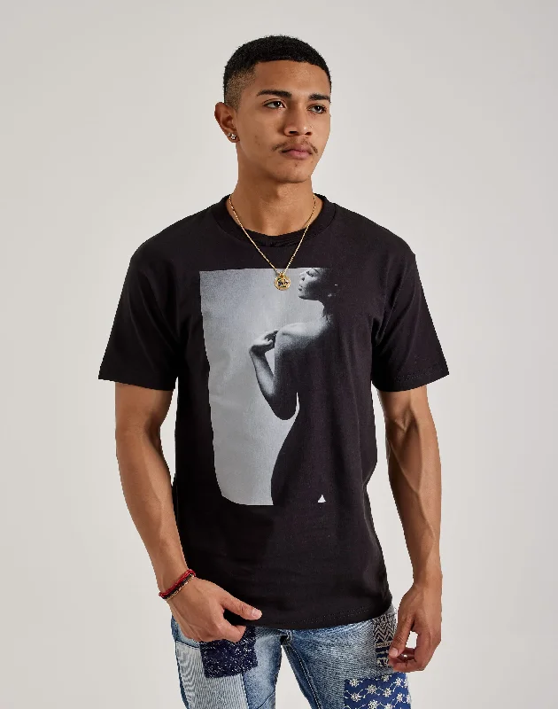 Popular Demand The Back Lit Tee Trendy Men's Oversized