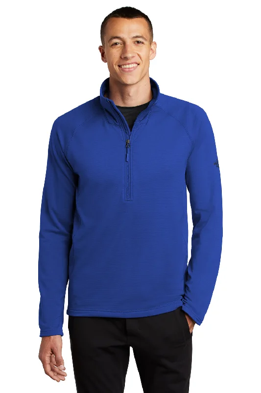 The North Face Mens Mountain Peaks Fleece 1/4 Zip Jacket - Blue - Closeout Classic Men's Pin