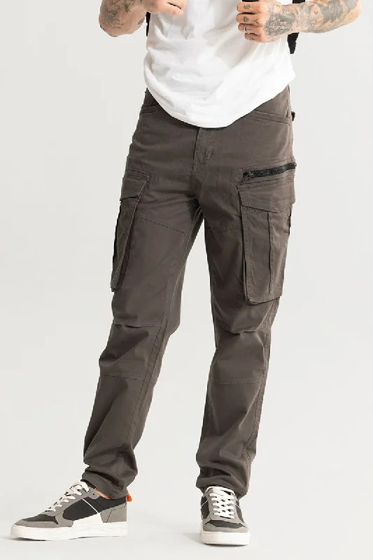 Kyubic Grey Cargo Pant Relaxed Men's Australian 