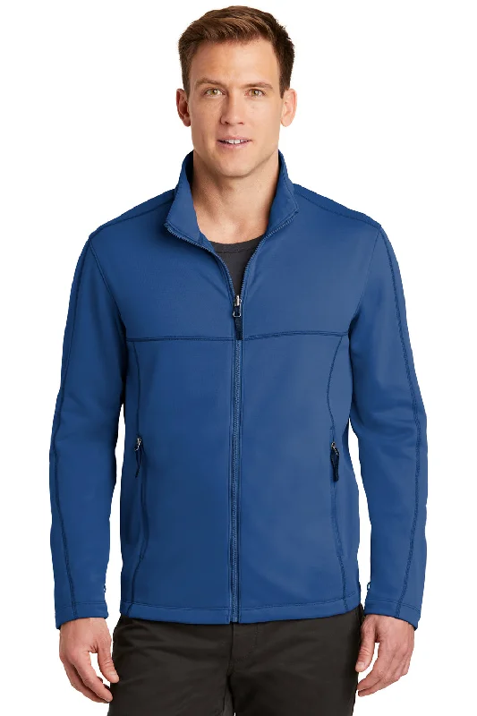 Port Authority Mens Collective Full Zip Smooth Fleece Jacket - Night Sky Blue Masculine Men's Thick