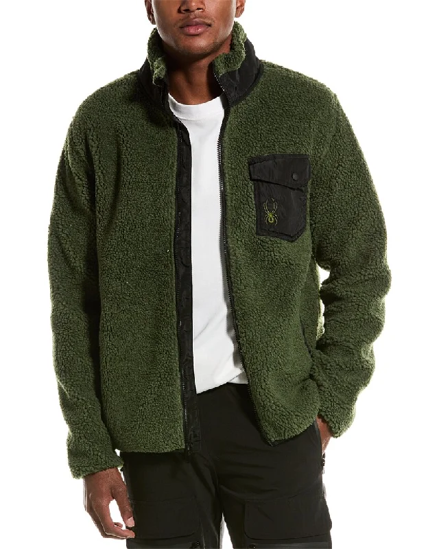 Spyder Teddy Fleece Jacket Cozy Men's Sherpa