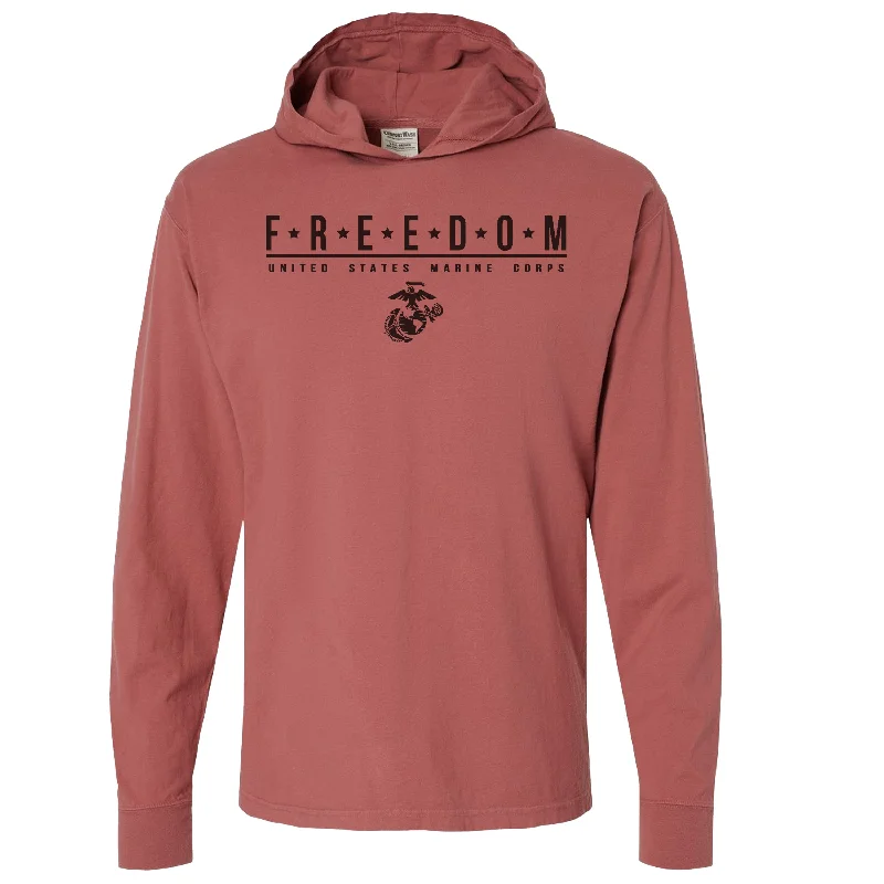 Comfort Colors FREEDOM Lightweight Crimson Hoodie Bohemian Men's Free