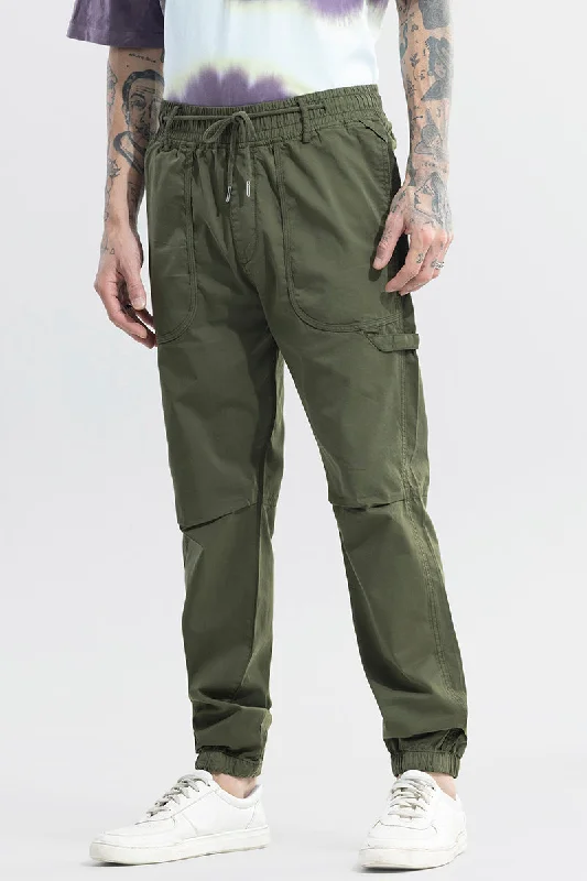 Slayer Green Cargo Pant Bohemian Men's Free