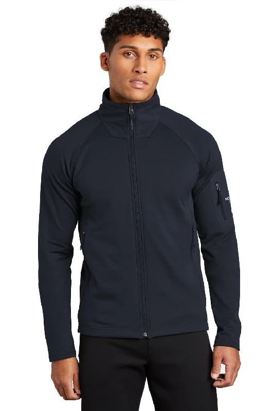 The North Face Mens Mountain Peaks Fleece Full Zip Jacket - Urban Navy Blue - Closeout Tailored