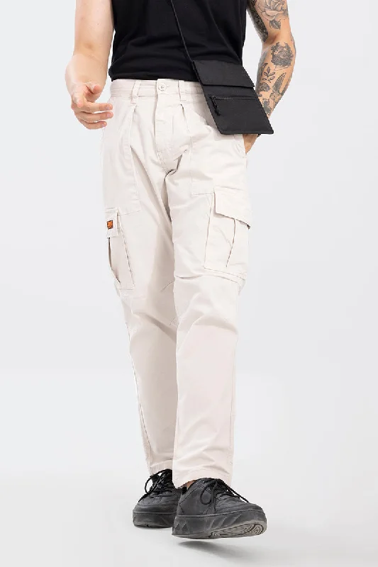 Whis Off-White Tapered Cargo Pant Dynamic Men's Glow