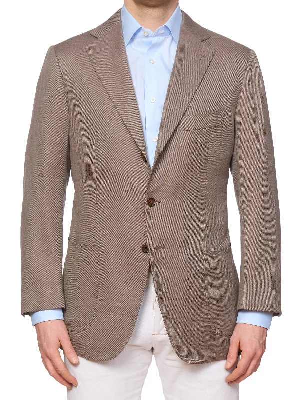 CESARE ATTOLINI Napoli Handmade Twill Super 140'S Blazer Jacket EU 54 US 44 Streetwear Style