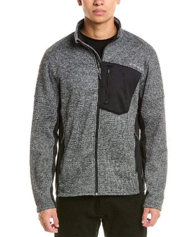 Spyder Bandit Hybrid Full Zip Jacket Sleek Men's Contemporary 