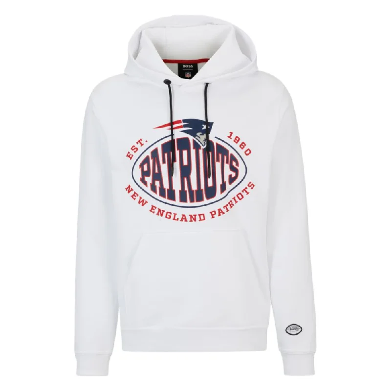 BOSS x NFL cotton-blend hoodie with collaborative branding Athletic Men's Compression