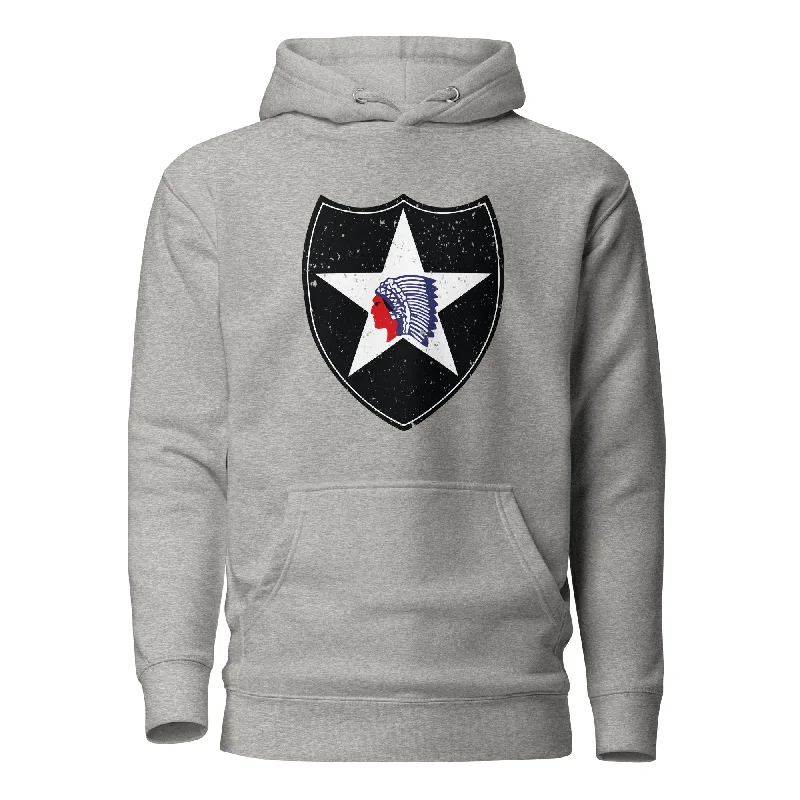 2nd Infantry Vintage Hoodie Dynamic Men's High