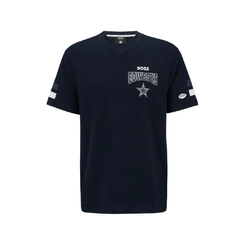 BOSS x NFL cotton-blend T-shirt with collaborative branding Lumberjack