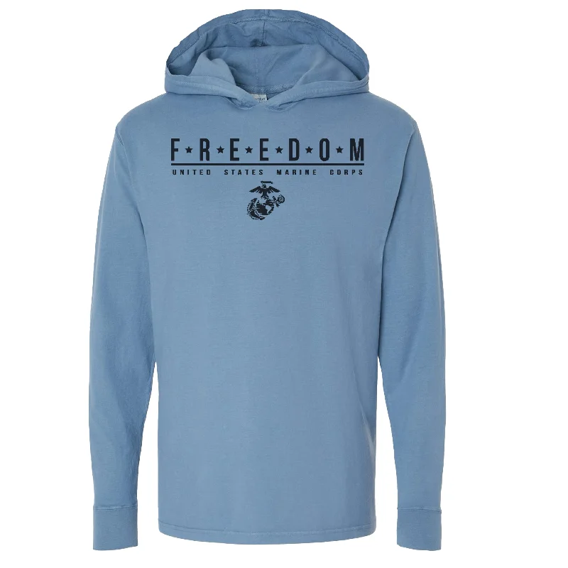 Comfort Colors FREEDOM Lightweight Saltwater Hoodie Edgy Men's Punk