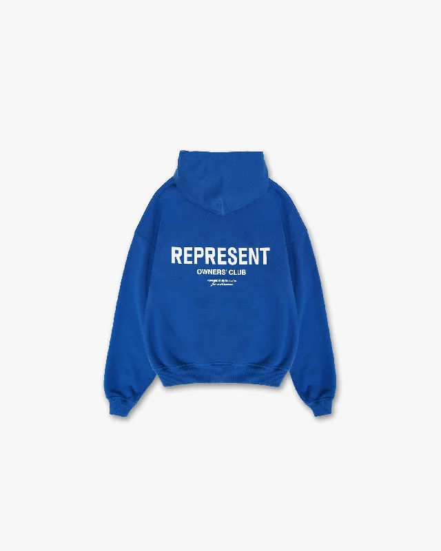 Represent Owners Club Hoodie - Cobalt Lumberjack