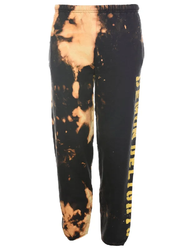 Tie-Dye Design Jogging Bottoms - W26 L28 Masculine Men's 