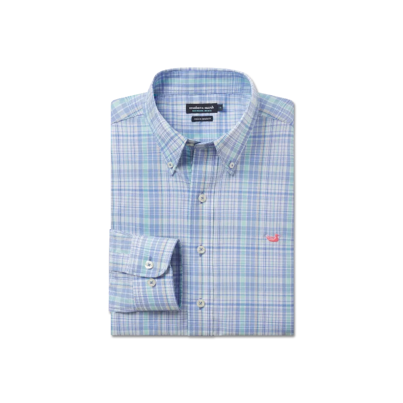 Hays Performance Check Dress Shirt Stylish Men's Tropical 