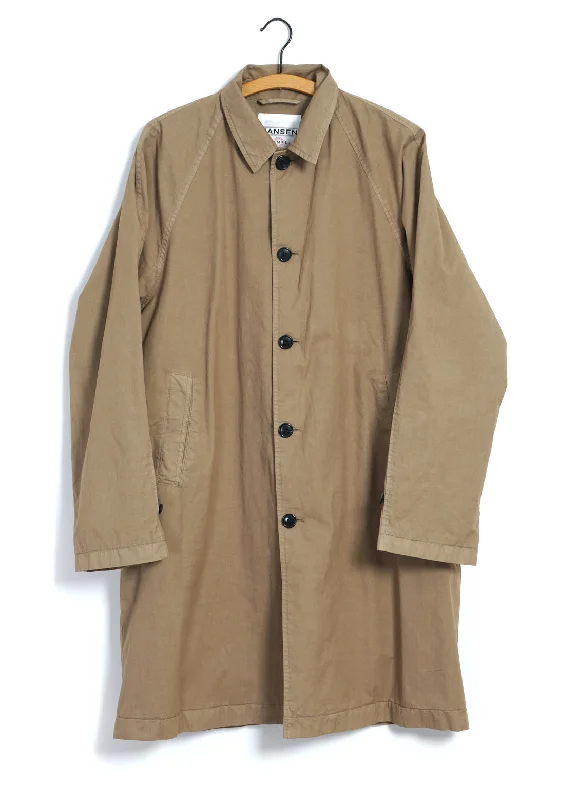 MORITZ | Long Windbreaker Coat | Classic Beige Refined Men's Classic 