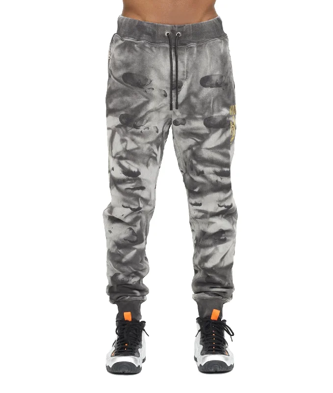 NOVELTY SWEATPANT IN CHARCOAL TIE DYE Relaxed Men's Australian 