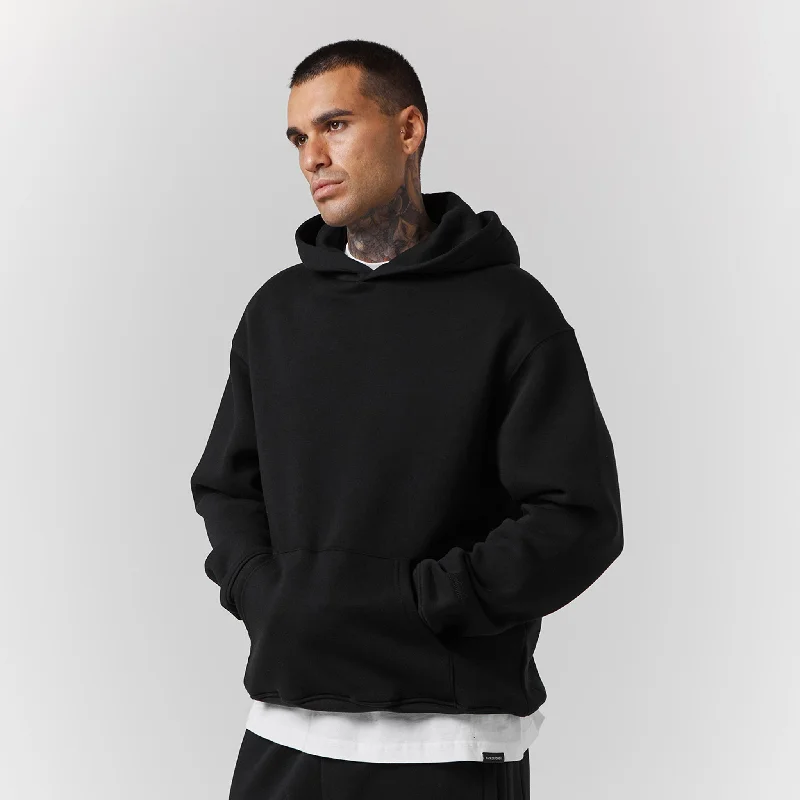 Box Fit Hoodie | Black Rugged Men's Outdoor 