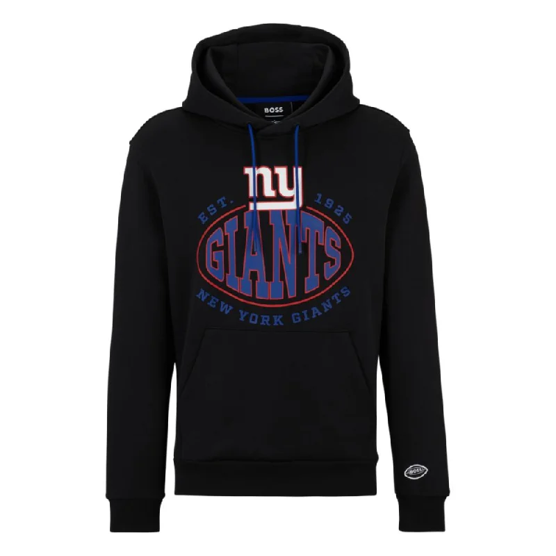 BOSS x NFL cotton-blend hoodie with collaborative branding Modern Men's Geometric