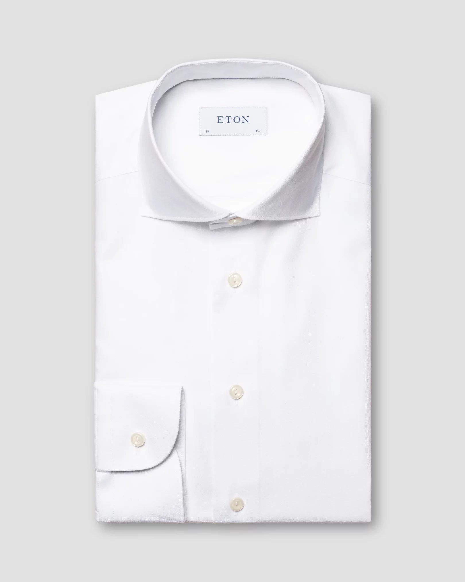 White Solid Signature Oxford Contemporary Fit Shirt - ETON Confident Men's Power