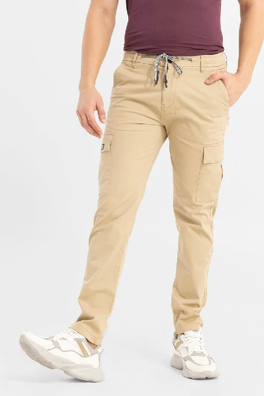 Stark Pastel Khaki Cargo Pant Sporty Men's Tennis