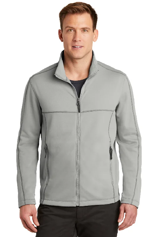 Port Authority Mens Collective Full Zip Smooth Fleece Jacket - Gusty Grey - Closeout Practical Men's Quick