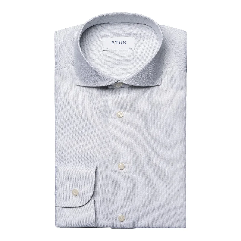 Slim Fit - Fine Twill Shirt Preppy Men's College