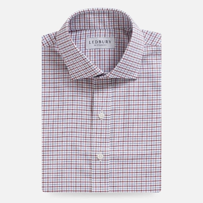 The Red Journey Flex Performance Grid Check Custom Shirt Bold Men's Animal