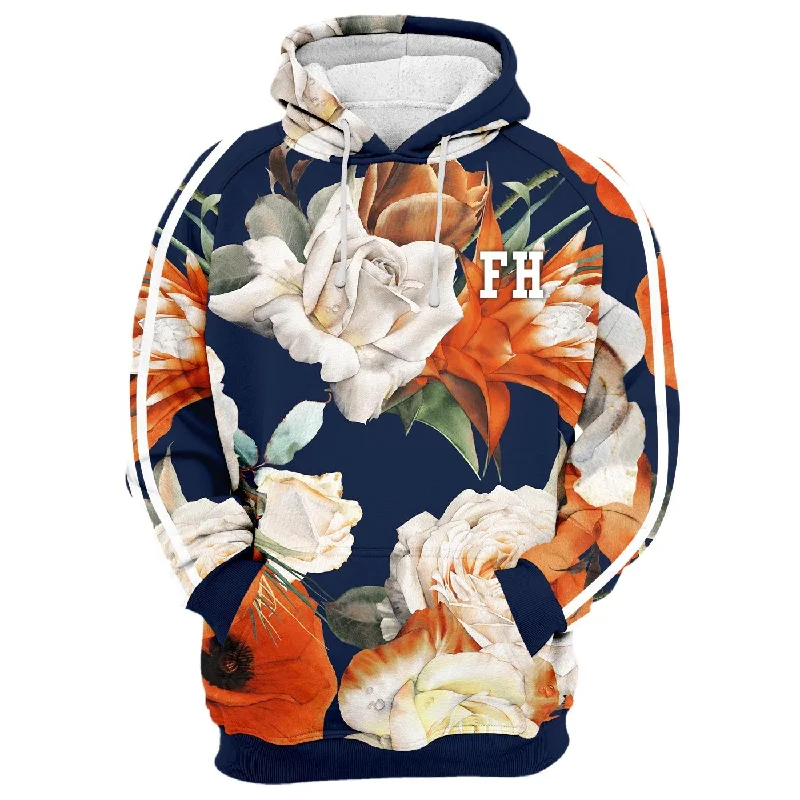 Rose Blossom Hoodie Laid