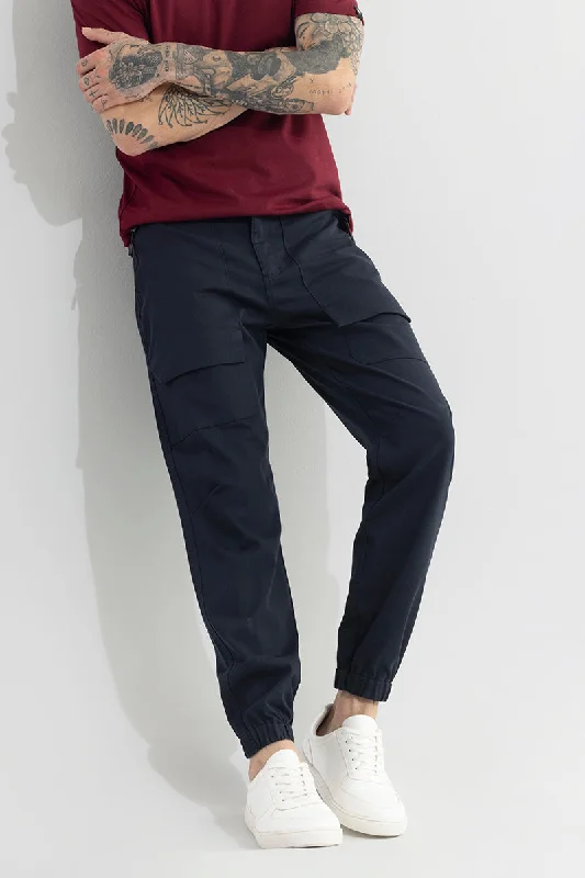 Rustic Navy Cargo Pant Hip Men's Retro