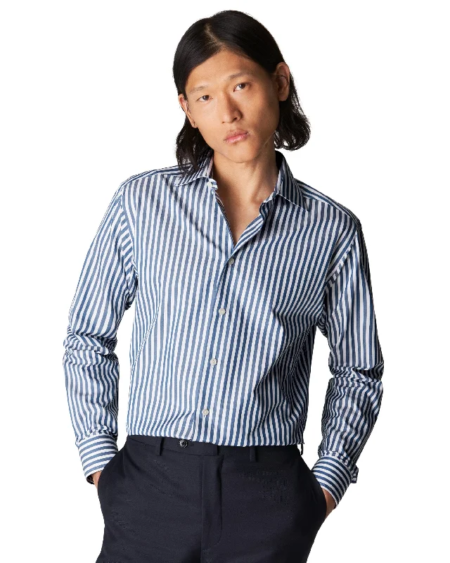 Slim Fit - Signature Twill Shirt Sporty Men's Athleisure 