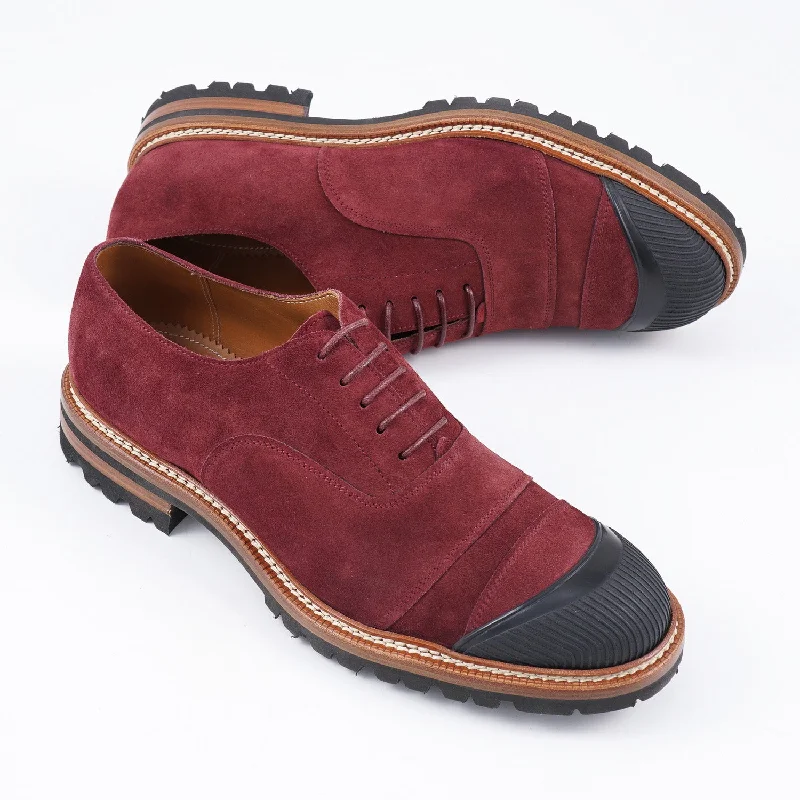 Kiton Storm-Welted Suede Oxford Gym