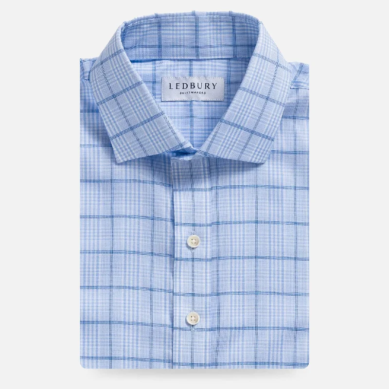 The Blue Coventry Comfort Stretch Custom Shirt Classic Men's Pin