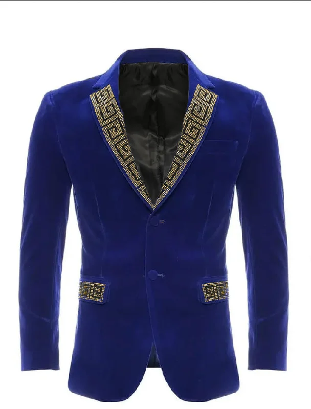 Men’s Velvet Suslo Couture Blazer Refined Men's European