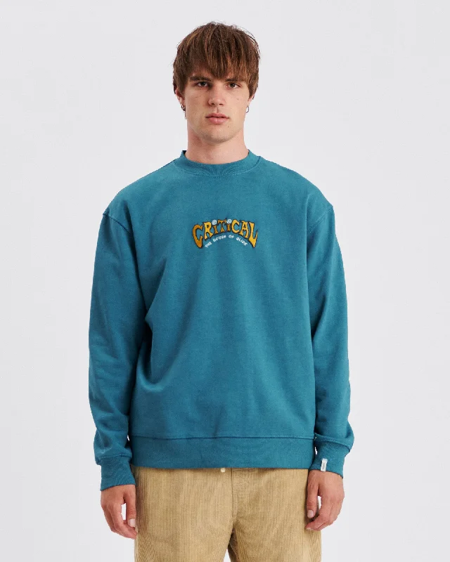 Depths Crew - Teal Sharp Men's Italian