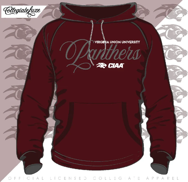 VUU | PANTHERS LOGO Maroon Unisex Hoodie Cool Men's Skate