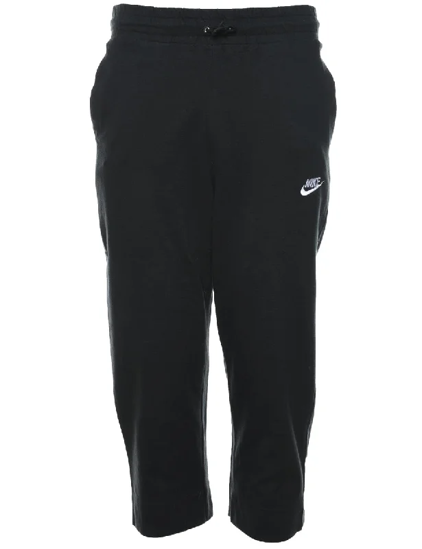 Nike Black Jogging Bottoms - W30 L22 Trendy Men's Bucket