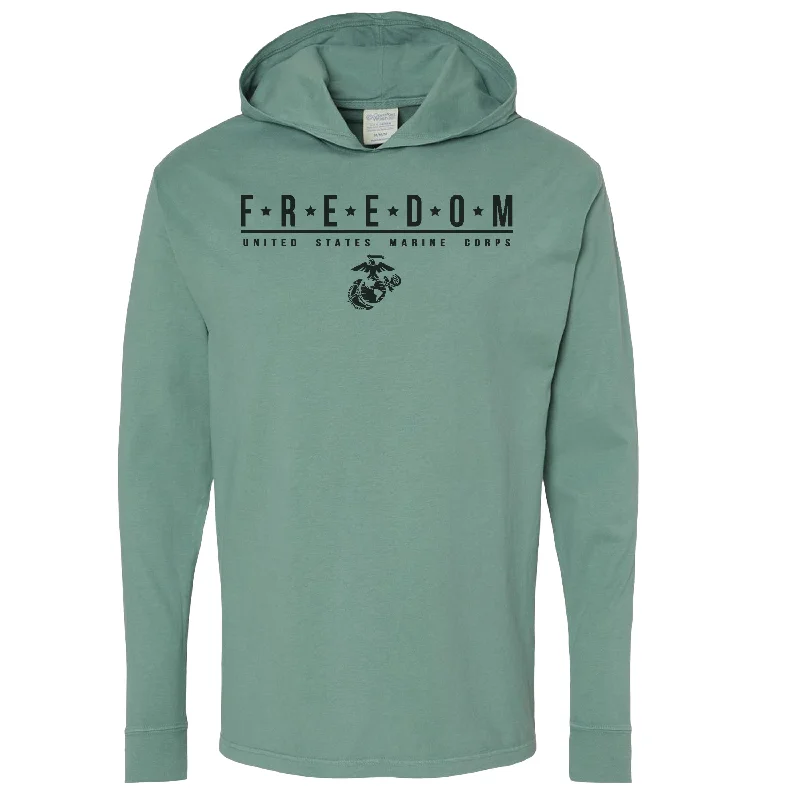 Comfort Colors FREEDOM Lightweight Cypress Green Hoodie Sharp Men's Italian