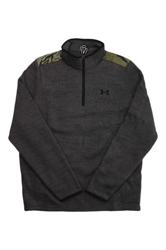 Under Armour Men's Specialist Quarter Zip Printed Top Relaxed Men's Beach