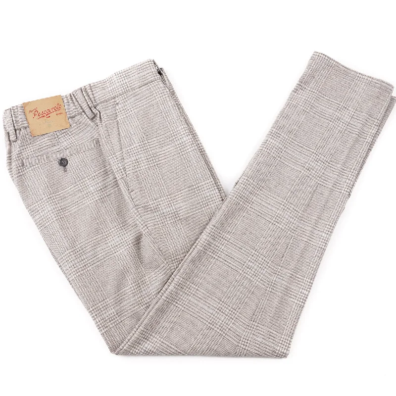 Marco Pescarolo Flannel Wool-Cashmere Pants Tailored