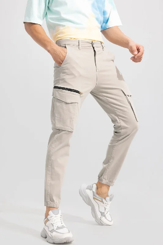 Rugger Grey Cargo Pant Artistic Men's Hand