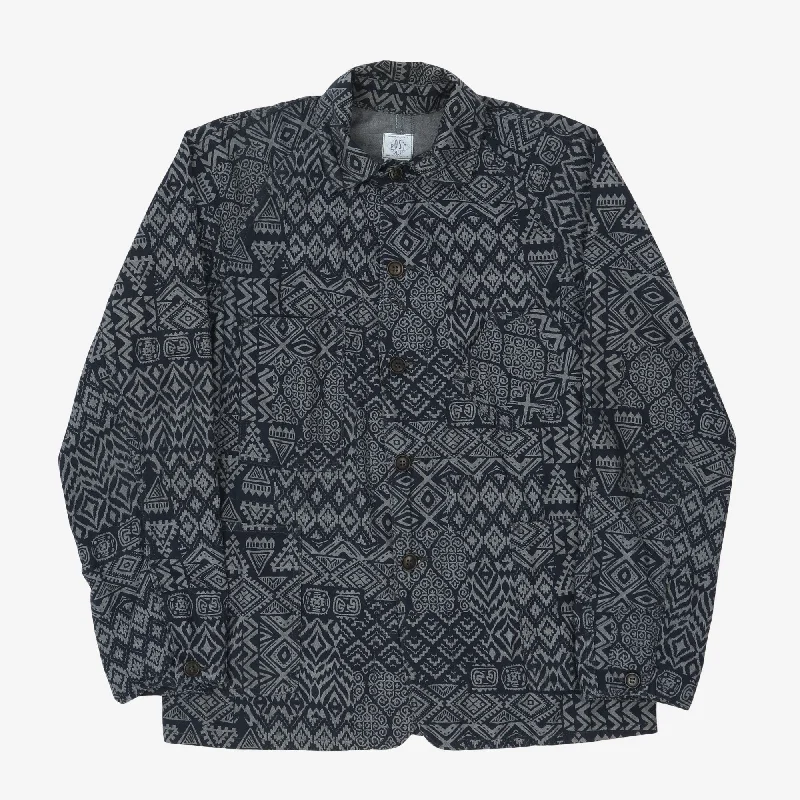 Patterned Chore Jacket Cool Men's Skate