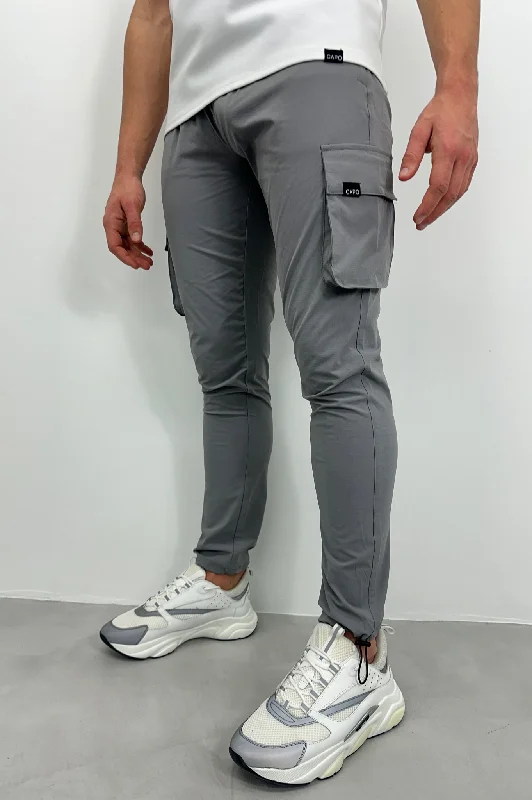 Capo ACTIVE Cargo Pant Toggle - Mid Grey Unique Men's Upcycled