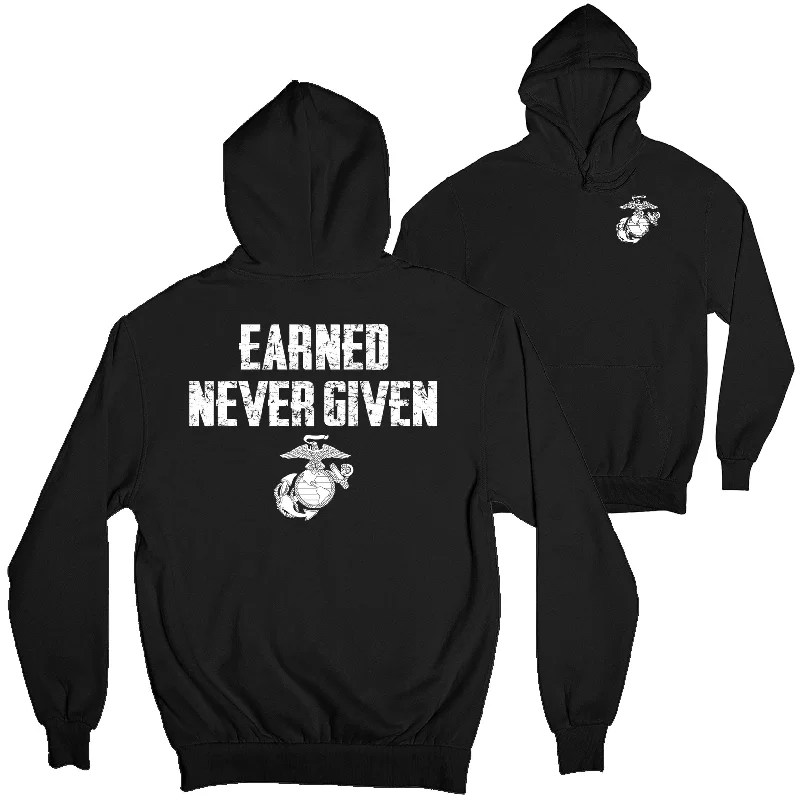 Earned Never Given 2-Sided Hoodie British Gentleman Style