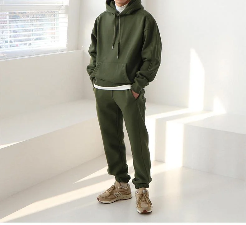 Hoodie & Jogging Pants Set Traditional Men's Country