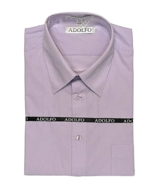 ADOLFO REGULAR FIT DRESS SHIRT - Lavender Artistic Men's Avant