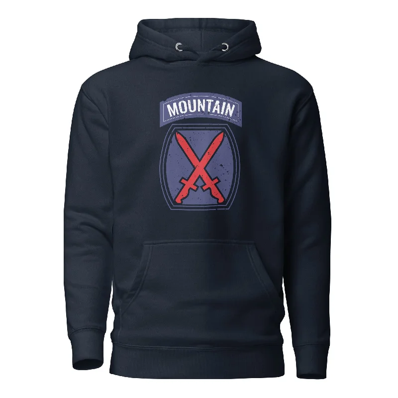 10th Mountain Vintage Hoodie Athletic Men's Compression