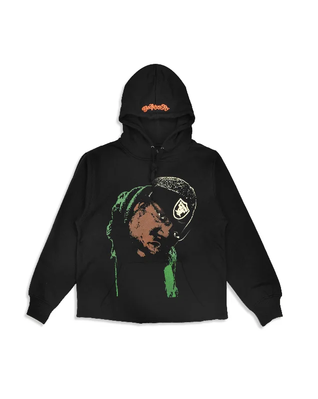 Notorious Hoodie ( Blk/Grn) Tough Men's Military