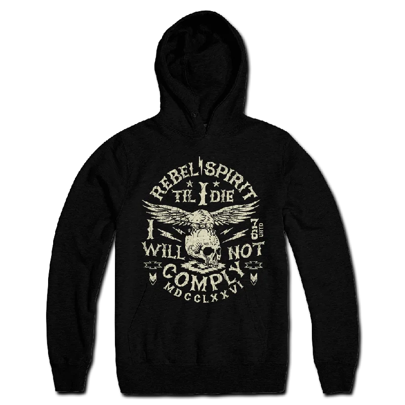 Rebel Spirit Hoodie Rugged Men's Outdoor 