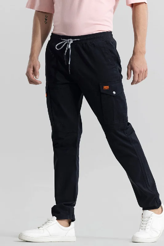 TrailBlaze Black Cargo Pant Relaxed Men's Beach